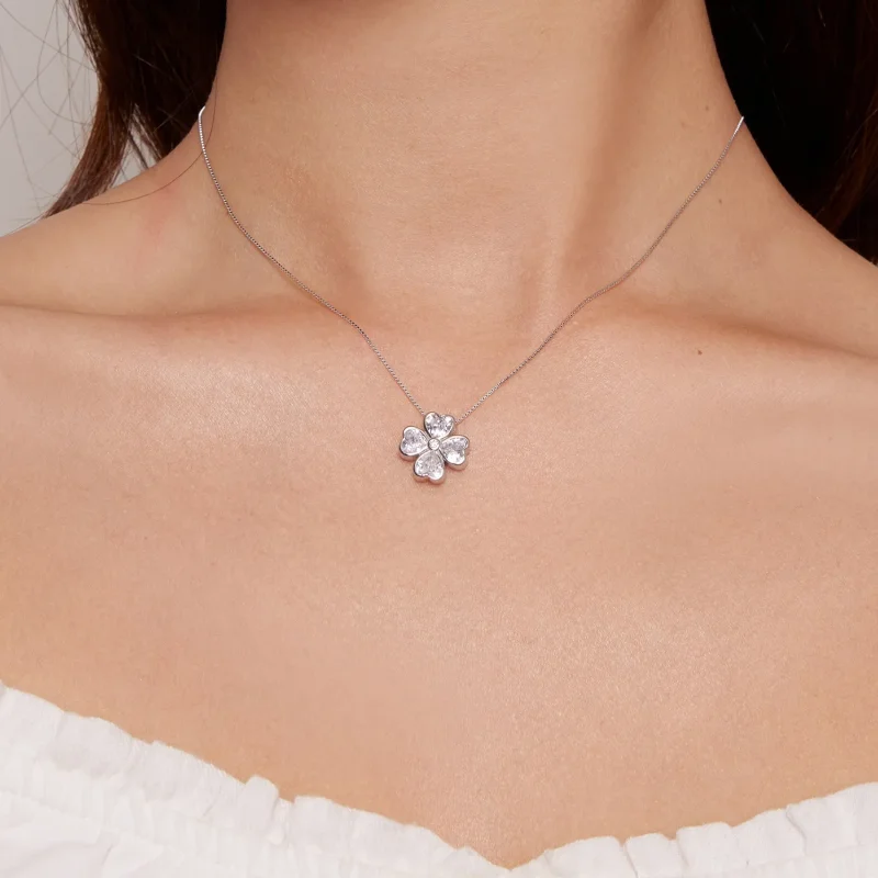 (bild till) Pandora-stil Lyckohalsband - BSN334 - View 7