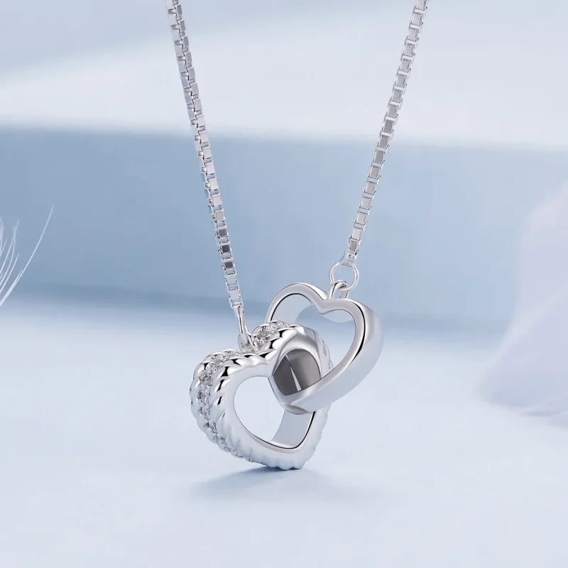 (bild till) Pandora Style Entwined Halsband - BSN339 - View 3