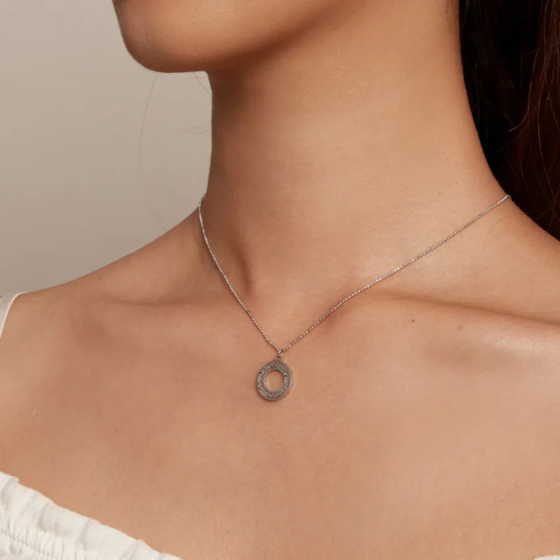 (bild till) Pandora-stil Cirkelhalsband - BSN343 - View 6