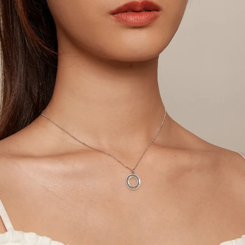 (bild till) Pandora-stil Cirkelhalsband - BSN343 - View 7