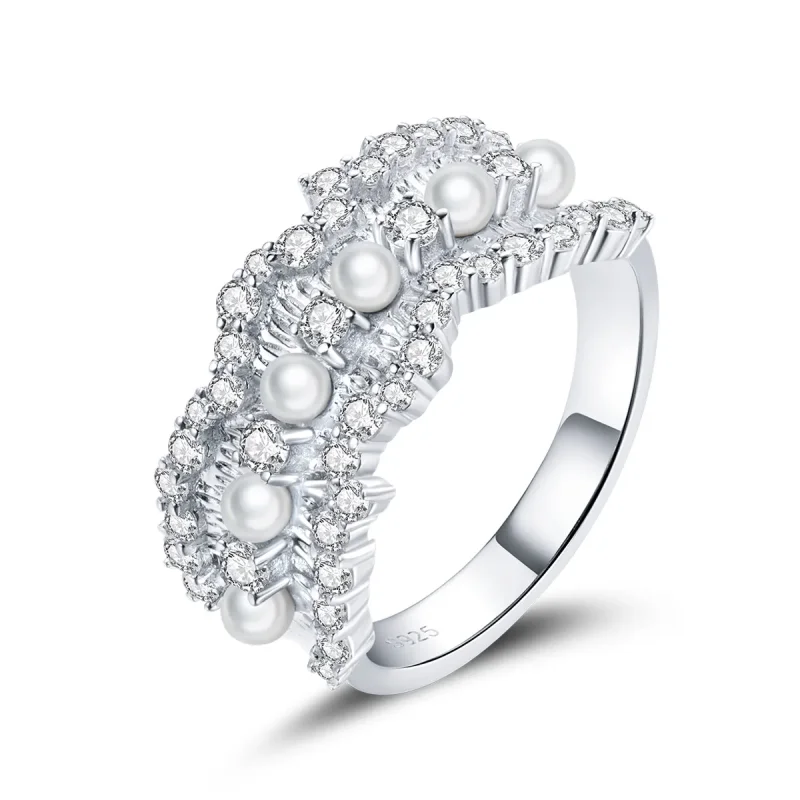 (bild till) Pandora Style Princess Ring - BSR187 - View 5