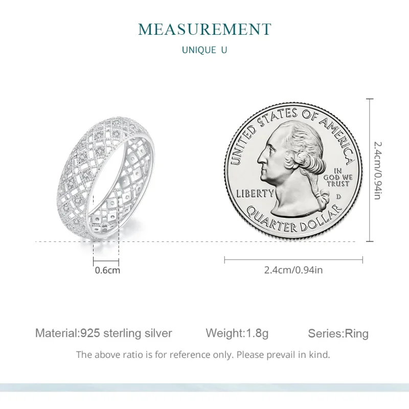 (bild till) Pandora Style Anniversary Band Ring - BSR333 - View 7