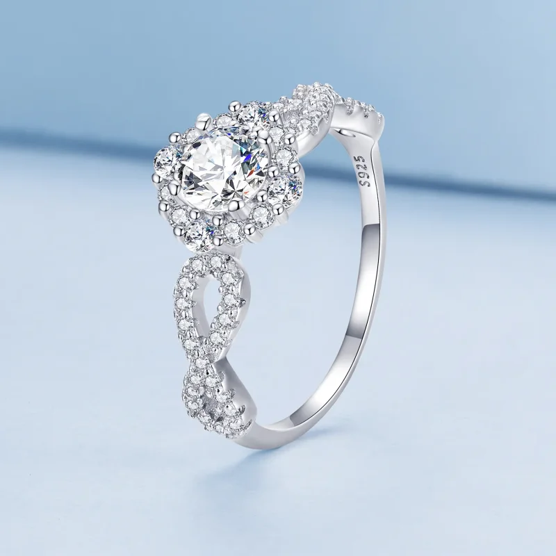 (bild till) Pandora Style Classic Elegance Ring Clear Cz - BSR352 - View 2
