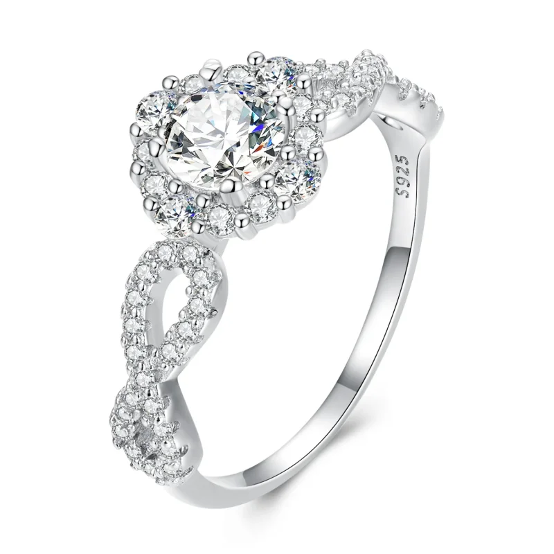 (bild till) Pandora Style Classic Elegance Ring Clear Cz - BSR352 - View 3