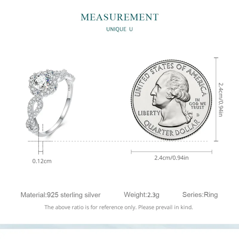 (bild till) Pandora Style Classic Elegance Ring Clear Cz - BSR352 - View 8