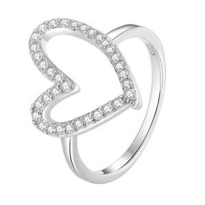 (bild till) Pandora Style Freehand Heart Ring - BSR401