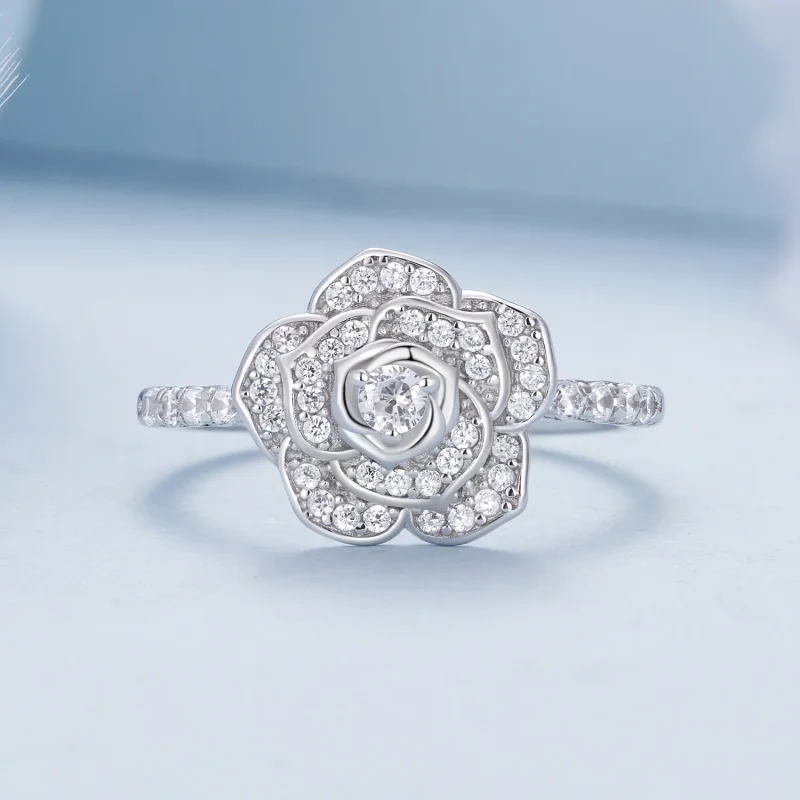 (bild till) Pandora Style Rose Ring - BSR449 - View 3
