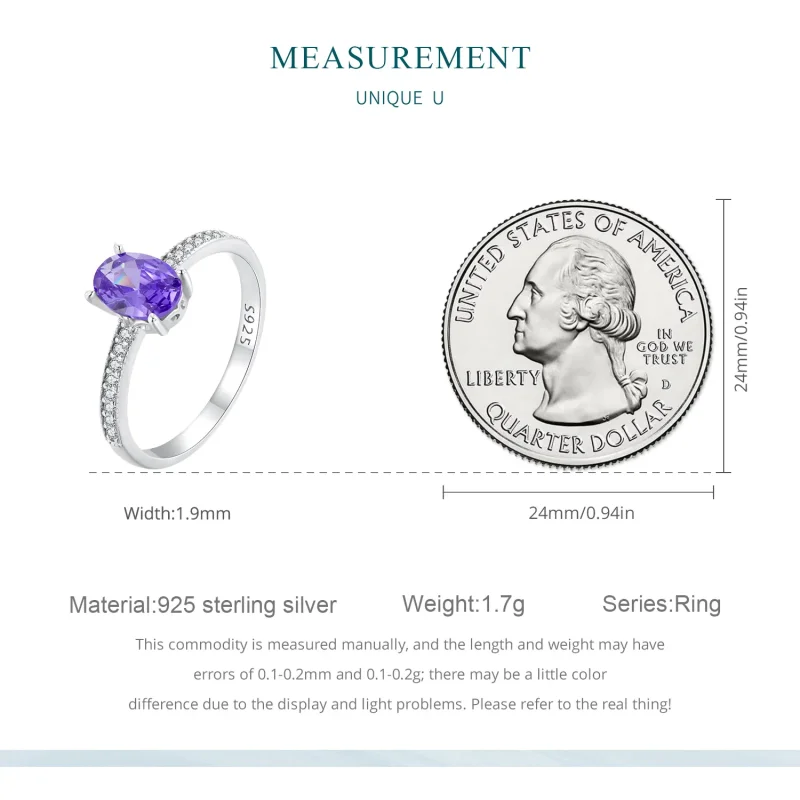 (bild till) Pandora-stil Ametistring - BSR460-VT - View 7