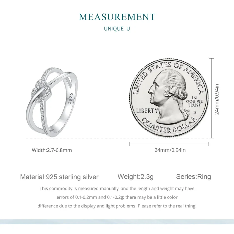 (bild till) Pandora Style Love Knut Ring - BSR464 - View 7