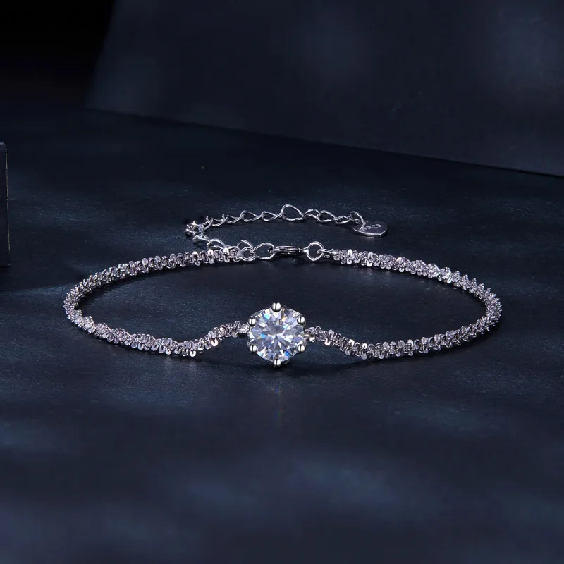 (bild till) Pandora-stil Diamantarmband - MSB006 - View 3