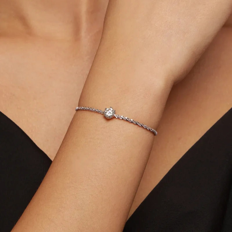 (bild till) Pandora-stil Diamantarmband - MSB006 - View 4
