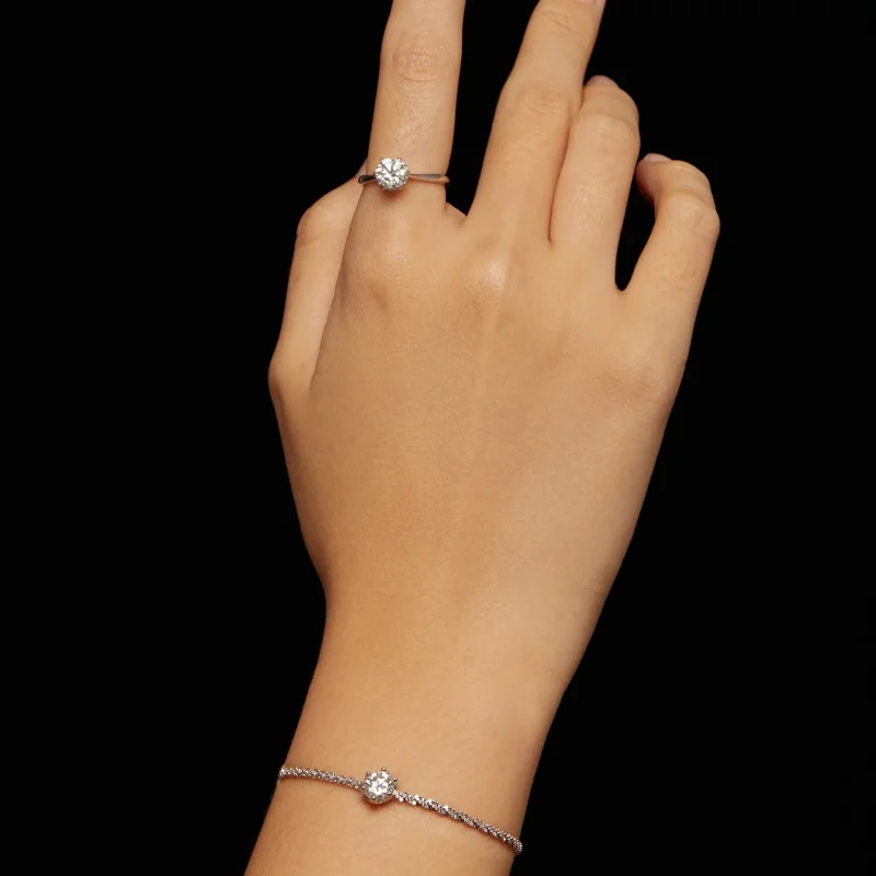 (bild till) Pandora-stil Diamantarmband - MSB006 - View 5