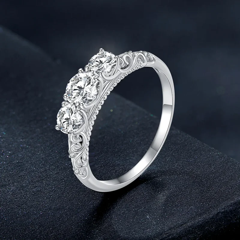 (bild till) Pandora Style 3 Sten Ring - MSR009 - View 2