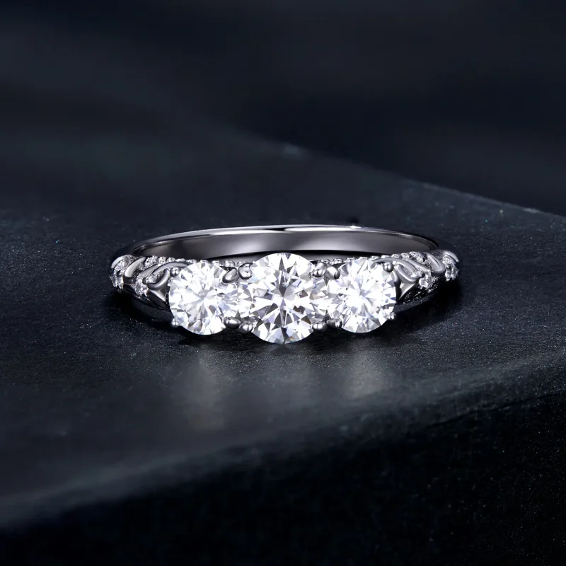 (bild till) Pandora Style 3 Sten Ring - MSR009 - View 3