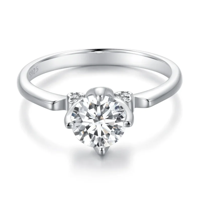 (bild till) Pandora-stil Bröllopsring Charm - MSR024 - View 2