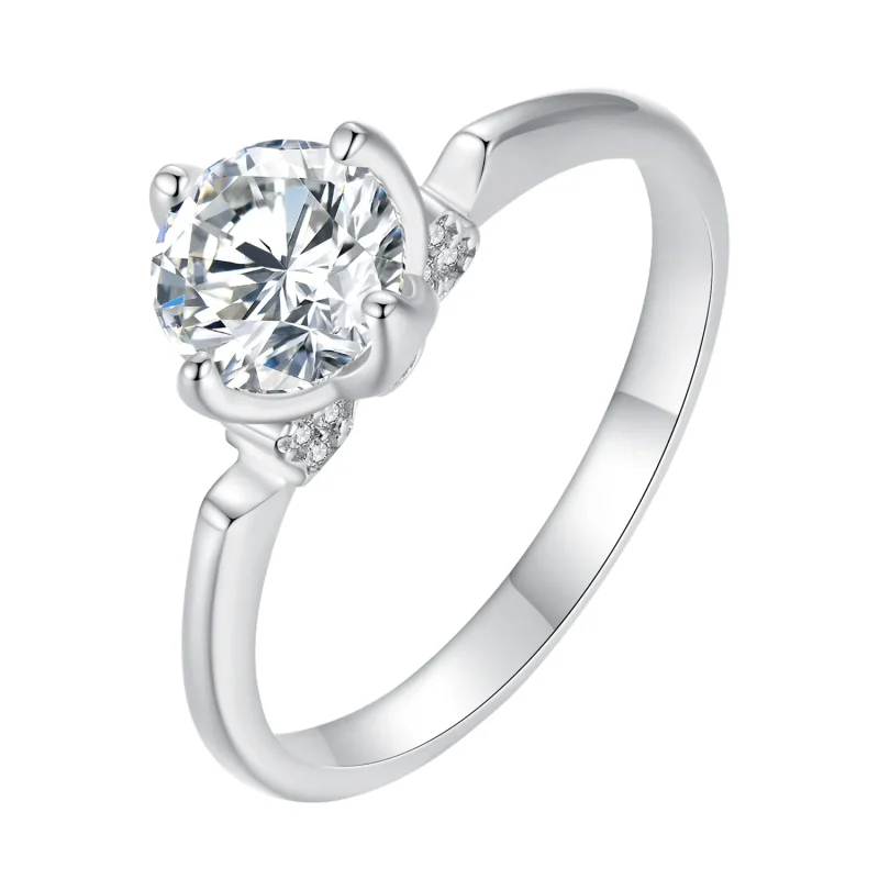 (bild till) Pandora-stil Bröllopsring Charm - MSR024 - View 3