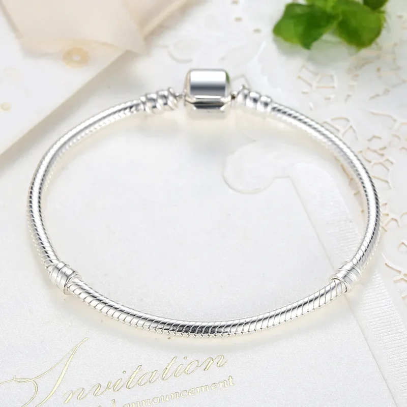 (bild till) Pandora-stil Silver Söt Kattarmband - PAS902 - View 5