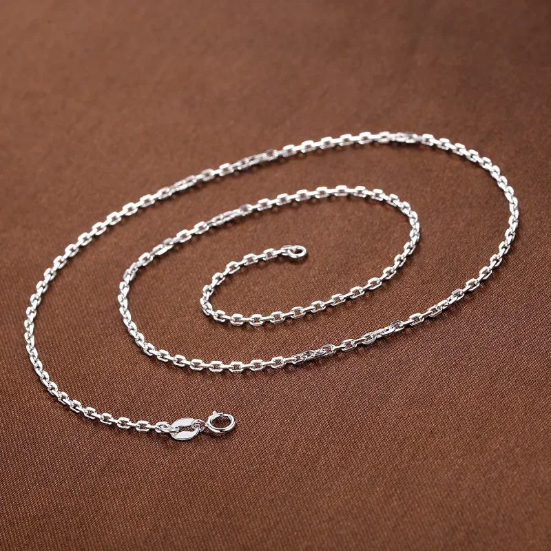 (bild till) Pandora-stil Silver Halsbandskedja - SCA007 - View 9