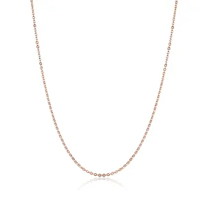 (bild till) Pandora-stil Roséguldshalsband - SCA014-45
