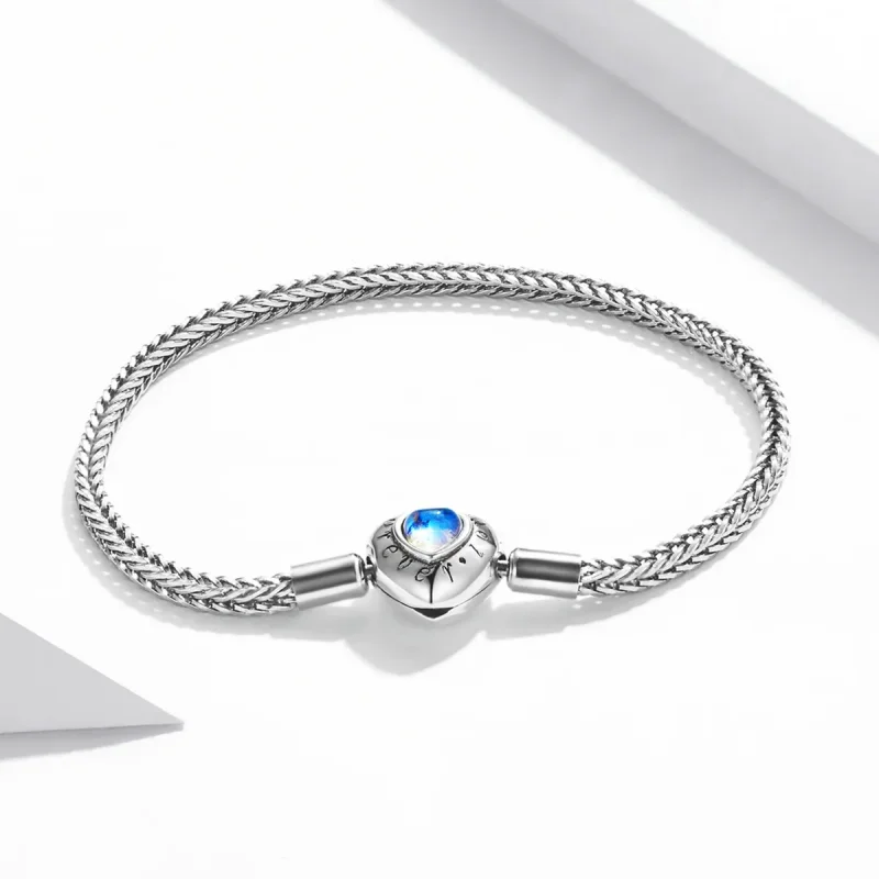 (bild till) Pandora-stil Hjärtspänne Armband - SCB223 - View 2