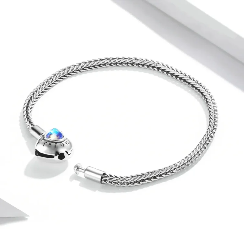 (bild till) Pandora-stil Hjärtspänne Armband - SCB223 - View 3