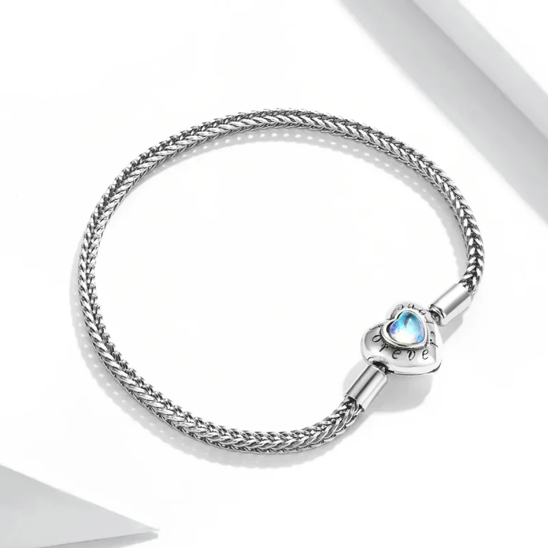(bild till) Pandora-stil Hjärtspänne Armband - SCB223 - View 4