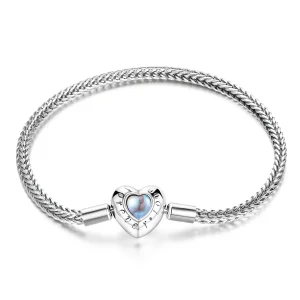 (bild till) Pandora-stil Hjärtspänne Armband - SCB223