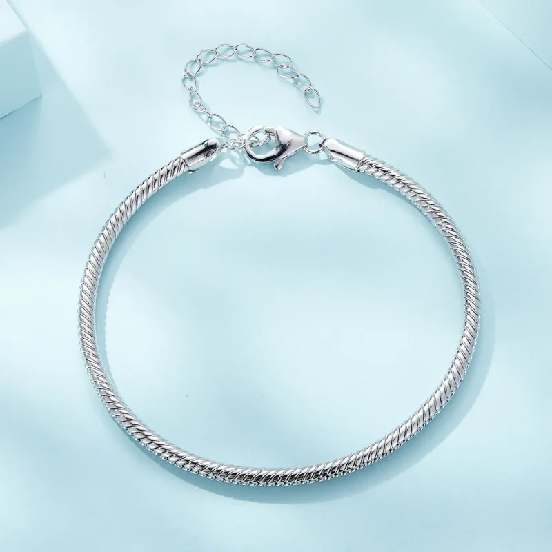 (bild till) Pandora-stil Ormkedjearmband - SCB252 - View 2