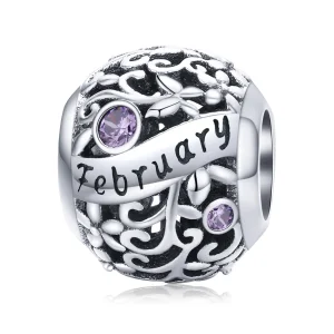(bild till) Pandora Style Februari Fødselssten Charm - SCC1385-2