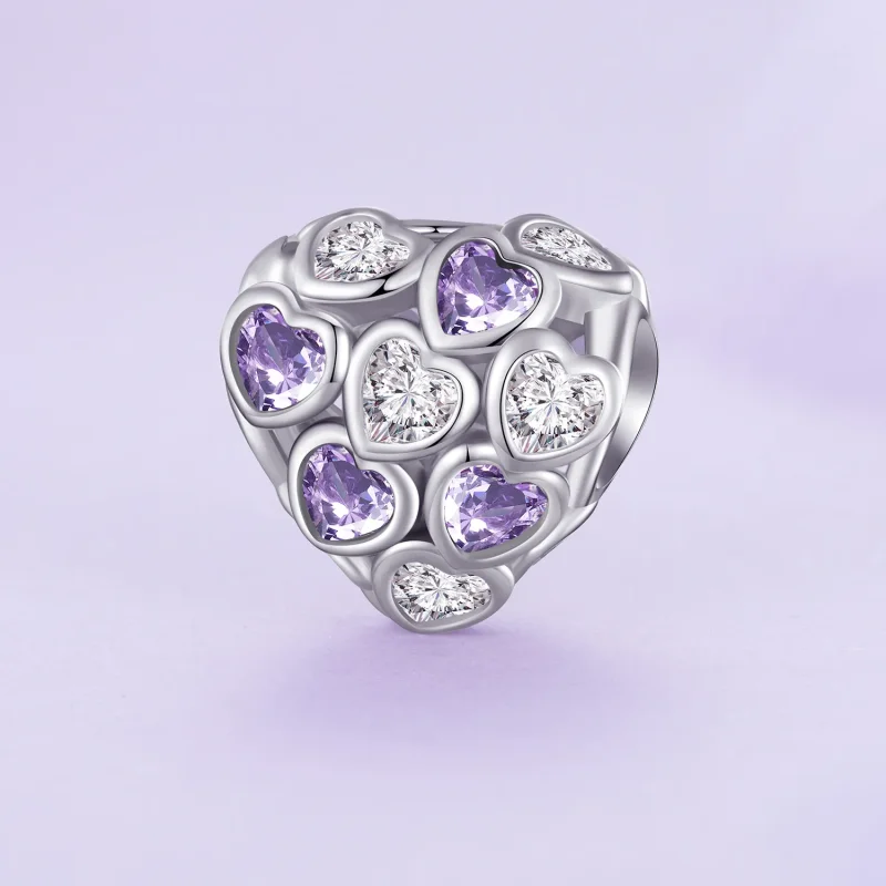 (bild till) Pandora Style-hjärtan överallt charm - SCC2451 - View 2