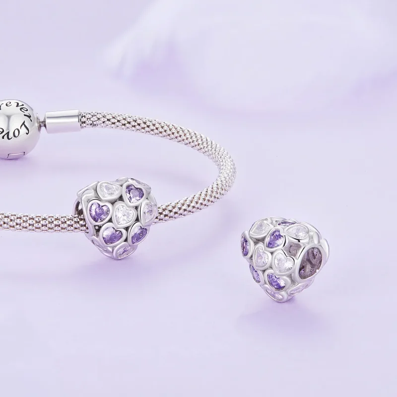 (bild till) Pandora Style-hjärtan överallt charm - SCC2451 - View 4