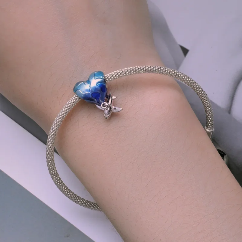 (bild till) Pandora-stil Globcharm - SCC2481 - View 5