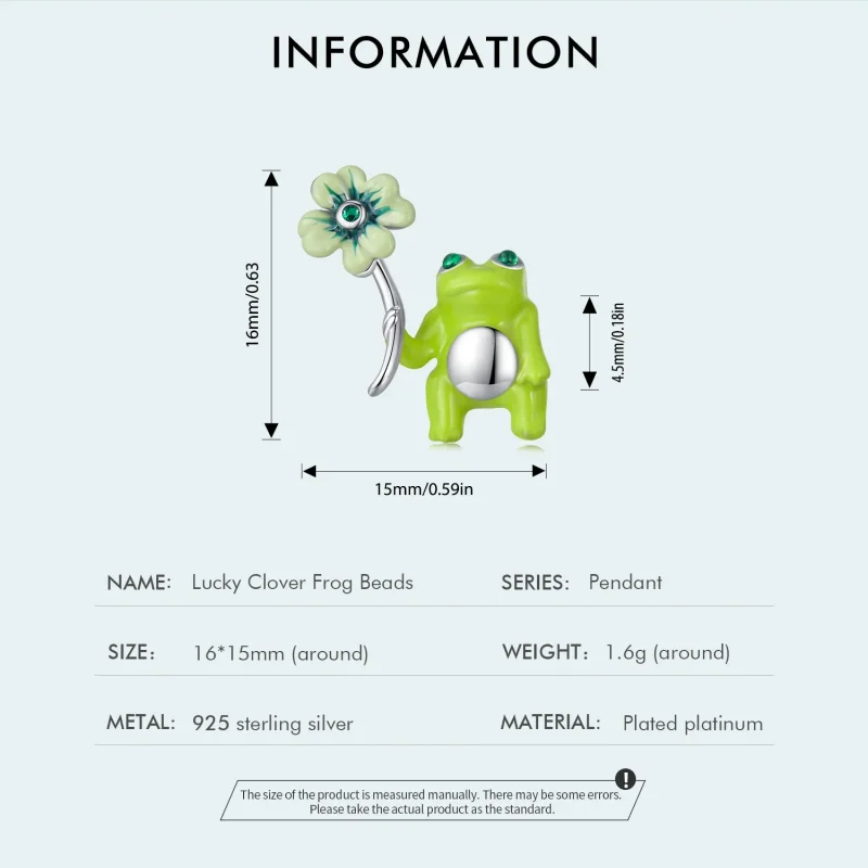 (bild till) Pandora Style Groda Charm - SCC2488 - View 4