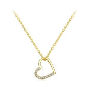 (bild till) Pandora Style 14K Halsband i Hjärtform - SCN347-B