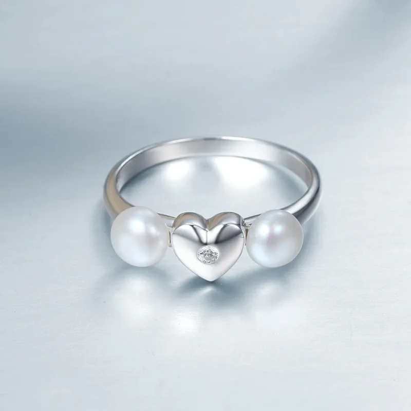 (bild till) Pandora-stil Silverdoftande Hjärta Ring - SCR156 - View 5