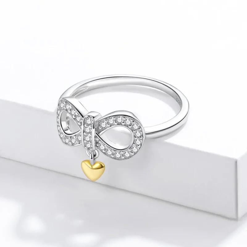 (bild till) Pandora Style Infinite Ring - SCR676 - View 2