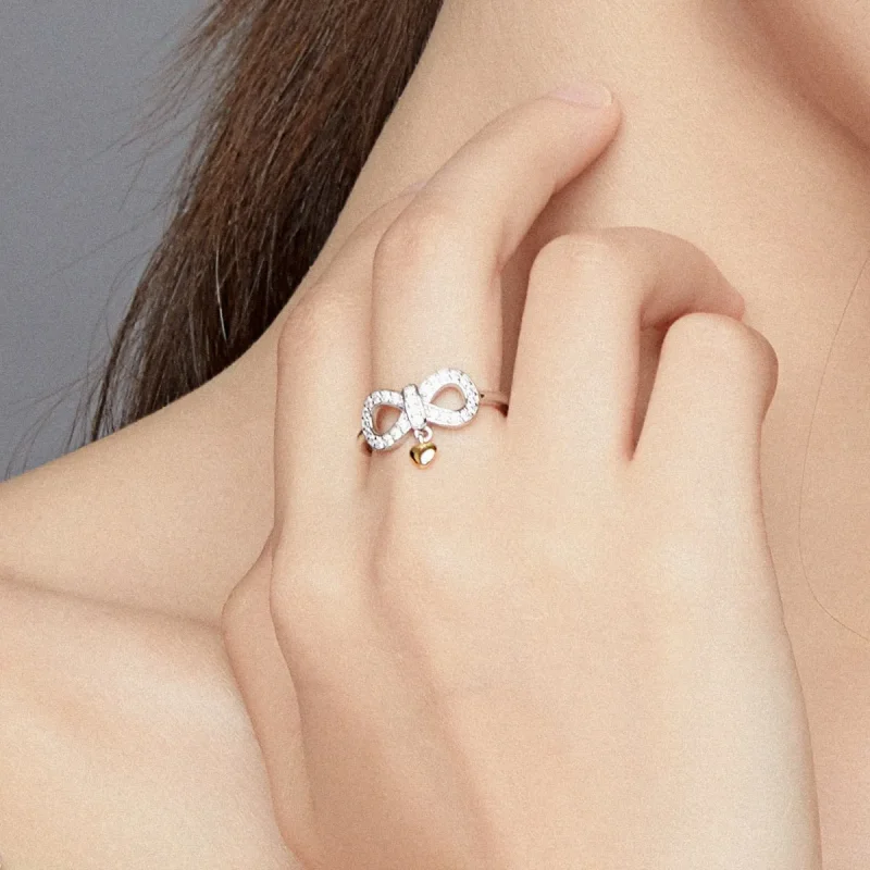 (bild till) Pandora Style Infinite Ring - SCR676 - View 9