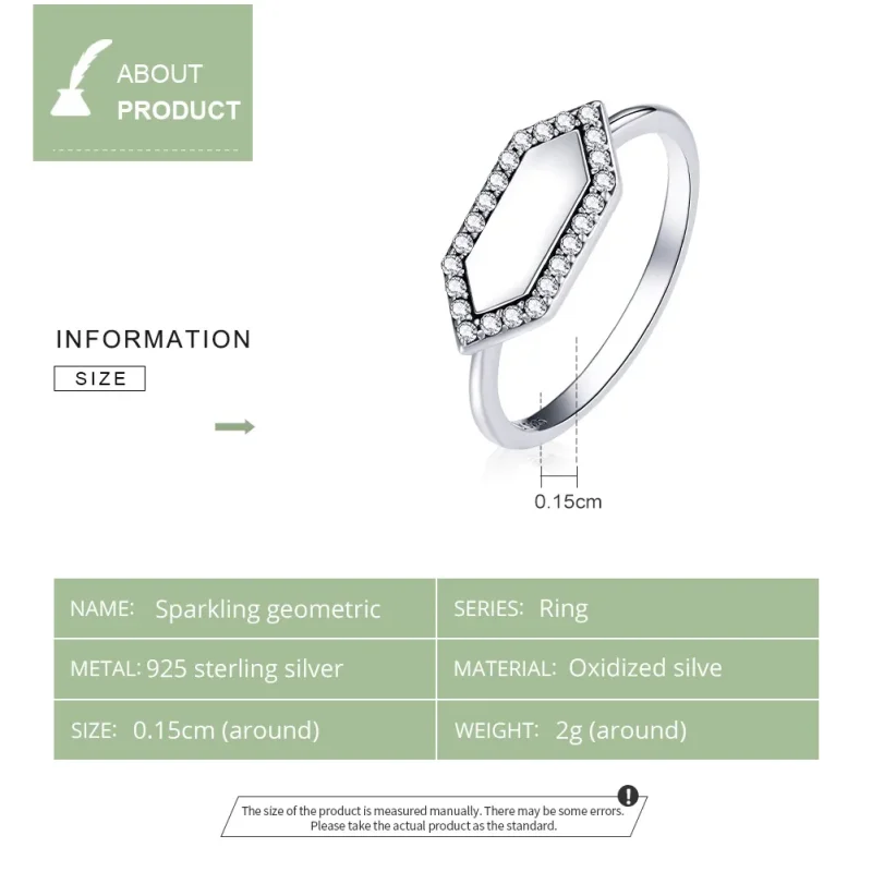 (bild till) Pandora-stil Glittrande Ring - SCR701 - View 3