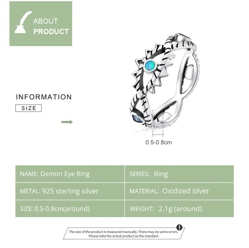 (bild till) Pandora-stil Saffirsring - SCR800 - View 3
