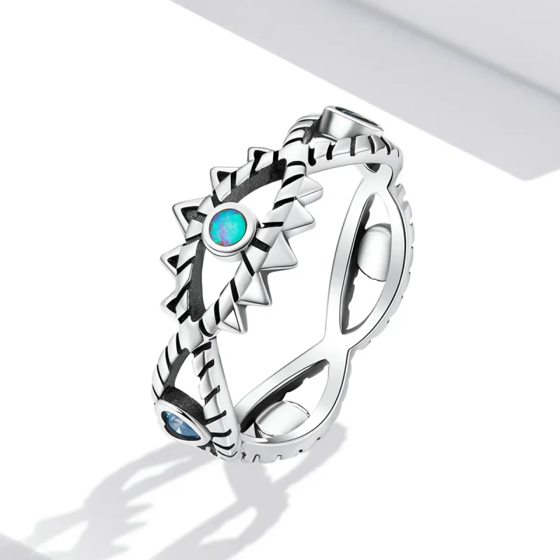 (bild till) Pandora-stil Saffirsring - SCR800 - View 2