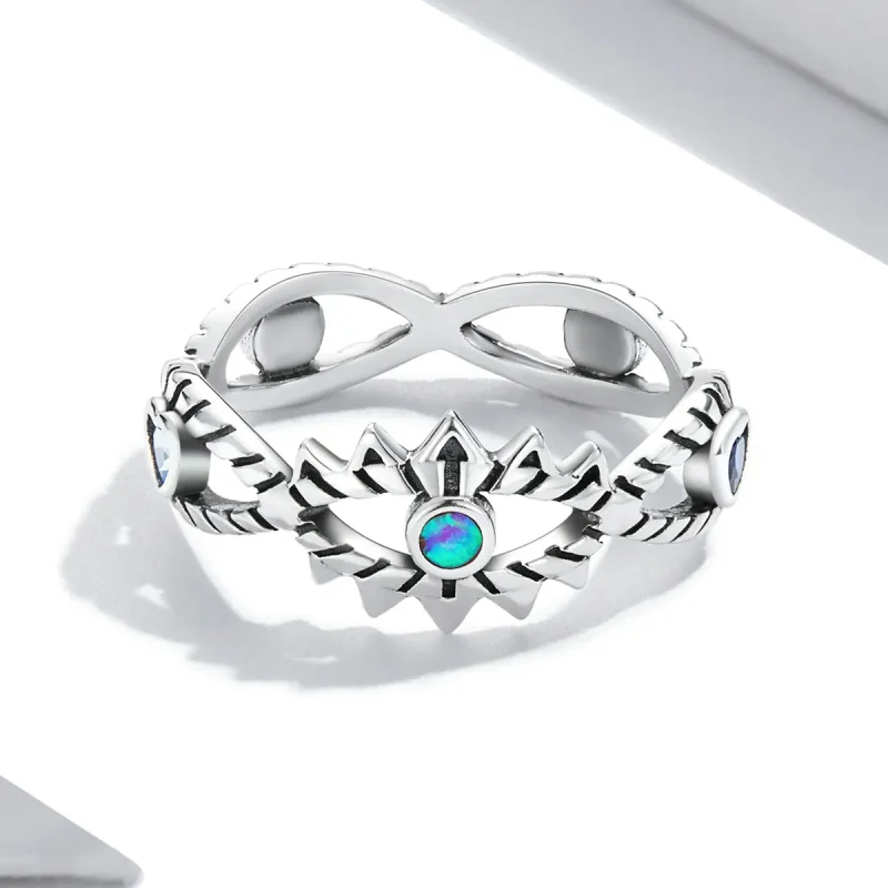 (bild till) Pandora-stil Saffirsring - SCR800 - View 5