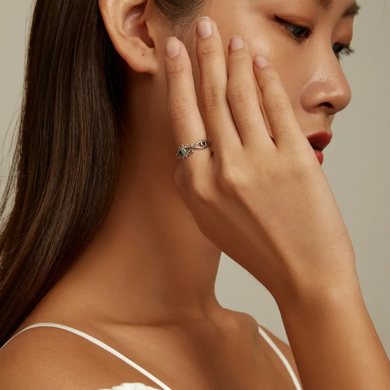 (bild till) Pandora-stil Saffirsring - SCR800 - View 10