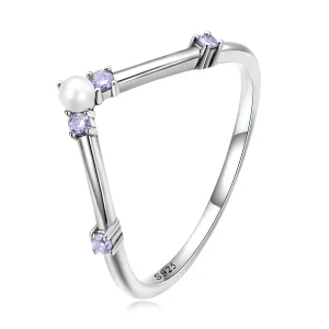 (bild till) Pandora Style Princess Wishbone Ring - SCR835
