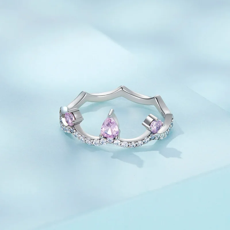 (bild till) Pandora-stil Kronring Silver - SCR888 - View 3
