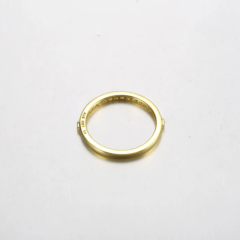 (bild till) Pandora 14 karat förgyllt Love Message-ring - 162613C00 - View 3