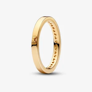 (bild till) Pandora 14 karat förgyllt Love Message-ring - 162613C00