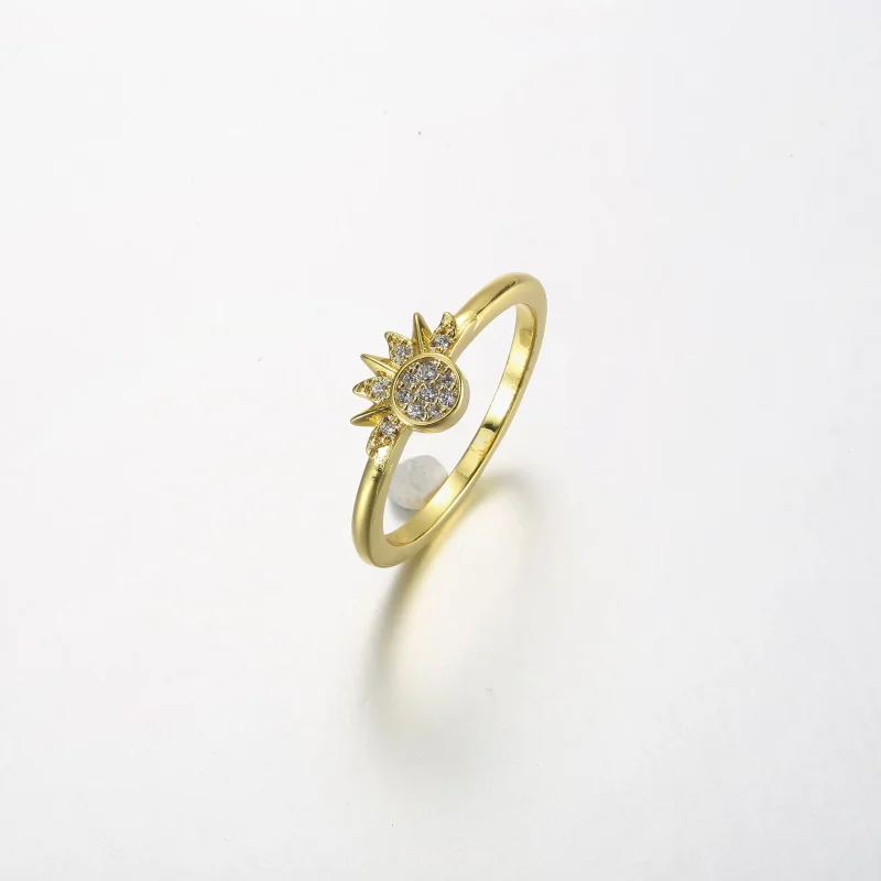 (bild till) Pandora Celestial Glittrande Sol Ring - 162674C01 - View 2