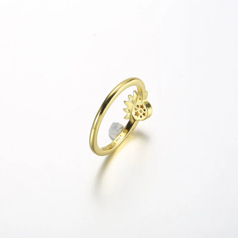 (bild till) Pandora Celestial Glittrande Sol Ring - 162674C01 - View 5