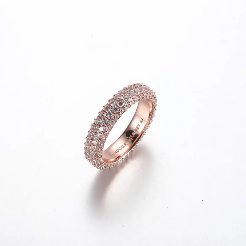 (bild till) Pandora Timeless Pavé Dubbelradsring - 182629C01 - View 2