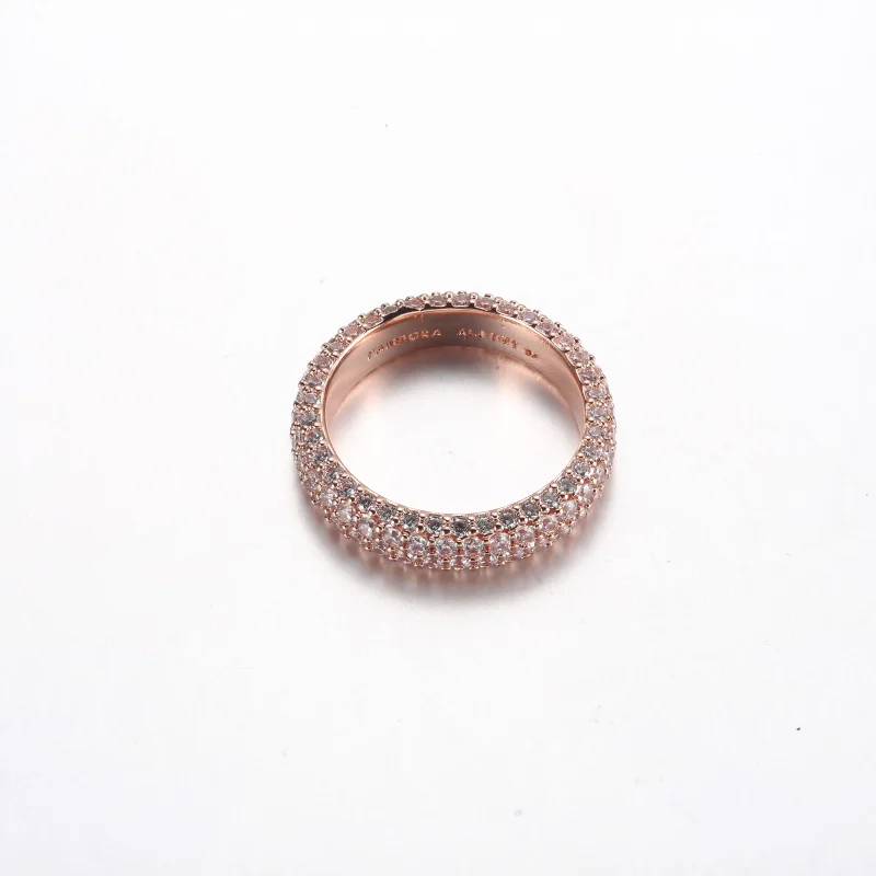 (bild till) Pandora Timeless Pavé Dubbelradsring - 182629C01 - View 3